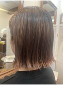 切りっぱなしボブ