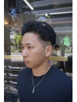 タフ バーバーショップ(TOUGH BARBER SHOP)&nbsp;オールバックパーマスタイル