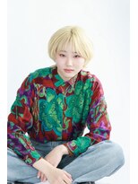 ステラ ヘア デザイン サロン(STELLA hair design salon)&nbsp;ショートウルフ　抜きっぱなしブリーチカラー　S