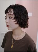 【フレンチボブ/中里千尋】ボブパーマ/切りっぱなし/重めボブ