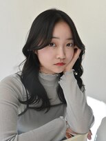 ルーパバイミュージアム(LOOPA by museum)&nbsp;【HINA】流れるお顔周りカット×韓国グレージュ