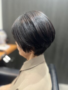 アミックス Hair&Make Amix KOKUSAIHOTEL ショートボブ