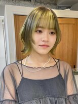 テトラ バイ ネオリーブ 横浜西口店(tetra by neolive)&nbsp;ライムグリーン×グレー　デザインカラー　横浜　N