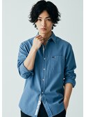 #磐田 メンズセンター分けスタイル