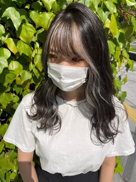 ヘアサロン アティリー(Hair Salon Attirer) 西梅田/ボブ/グレーベージュ/白髪ぼかし/ハイライト/ベージュ