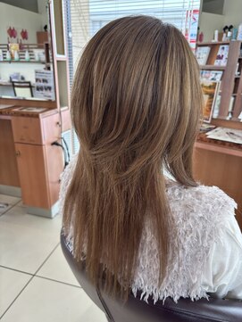 サロン ド ジュン 伊勢崎店 ロングウルフ