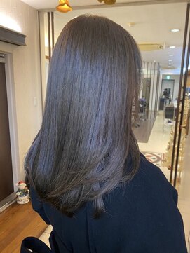 ナナナパレナ 梅田店(nanana parena) 髪質改善で叶える艶ブラウン×しなやかストレート