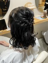 パラゴ(PARAGO.)&nbsp;ハーフアップアレンジ♪