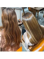 リブ バイ ボクノ(Liv by bokuno)&nbsp;ブリーチ毛髪質改善縮毛矯正