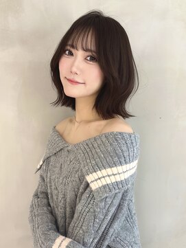 ロンド ジュルード 名古屋(Lond jeloud) 学割U24 韓国風 ウルフ フェイスレイヤー 顔周り 前髪