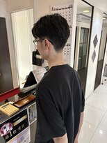 シーズナル メンズツーブロックショート