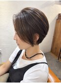 大人ショート/ボブ丸みショート/前下がりショート