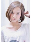 【VIRGO】縮毛矯正でボリュームワンカール 質感大人ボブ