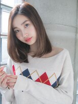 リリアン 表参道(relian)&nbsp;センターパート重めセミディスタイル♪