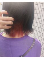 美容室 パルス 静岡鷹匠店(PALS)&nbsp;インナーアプリコットピンク