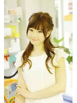 大人かわいい♪ルーズ編み込みハーフアップ