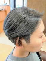 ヘアサロンアンドヘアメイクディー(hair salon hair make D)&nbsp;髪質改善/カーキ/グレージュ/グレイヘア/ショート/20代30代40代