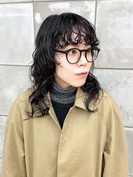 トゥコ(tuco) パーマポイント前髪パーマアンニュイミディアムウルフレイヤー