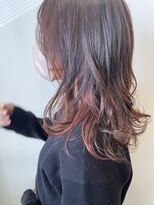 ピノリコ Hair&make pinorico ブリーチなしで明るくピンク＋ブリーチ1回の限界ピンクインナー