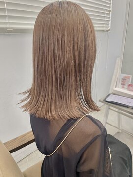 ヘアー アイス 御器所本店(HAIR ICI) 外ハネヘルシースタイルショコラアッシュ