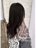 シールエクステでロングヘアへ！カラーなしインナーエクステ！