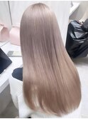 ミディアムヘアデザインカラーフェイスフレーミング暗めカラー