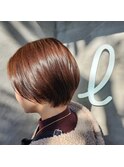 オリーブブラウングラデーションボブ