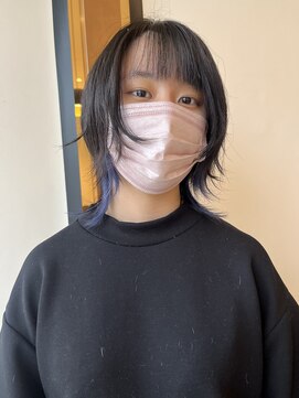 サラビューティーサイト 志免店(SARA Beauty Sight) 【あんstyle】ナチュラルウルフ＆ブルーインナー！