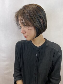 サラ ビューティ サイト 春日(SARA Beauty sight)の写真/ボブ/耳掛け/ハンサムショート…ご要望に合わせて、今旬なStyleをご提案☆カットカラー¥8800～