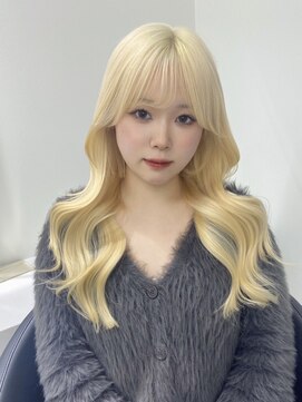 ベレーザシェルト(Beleza scelto) 11089艶髪マロンベージュ韓国風巻きミホワイトブロンドカール