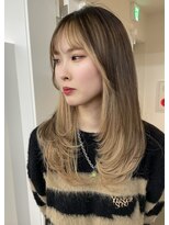 サロンドジョー(salon de joe) 【井上】韓国風顔まわりレイヤーフェイスレイヤーカット横浜