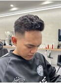 【フェード】ショートバングスタイル