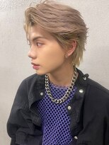 ソレイユトウキョウシブヤ(SOLEIL TOKYO shibuya)&nbsp;メンズ　ハイトーン　ベージュ　韓国