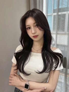 ボタン テンジン(VOTAN tenjin) 【木串楽人】韓国風巻き/ロングレイヤー/暗めカラー