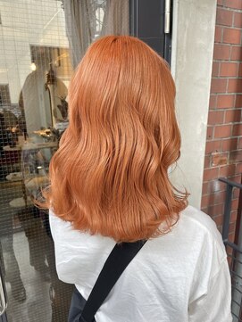 ラナンバイシダ(ranan by sida) 10代20代/ダブルカラー/オレンジベージュ