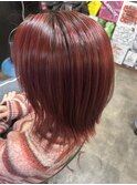 ハイトーンピンク/美髪矯正/髪質改善/縮毛矯正/高知市/