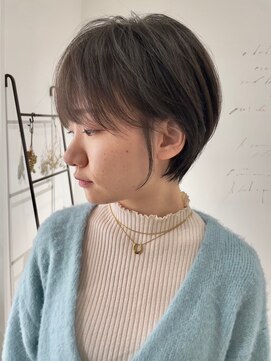 ジュベ 別府店(juve.) 別府ショートボブ顔まわりレイヤーカット髪質改善カラー