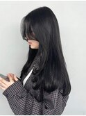 韓国風レイヤーカット顔まわりくびれオルチャン 心斎橋
