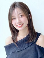 エインアンリー 明治神宮前(AIN.ANLY.)&nbsp;透明感カラーくびれロング似合わせカットミディアムレイヤー韓国