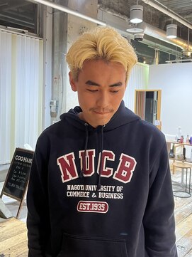 メンズ クーヘアー(Men's coohair) 抜きっぱなしブロンド