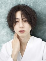 エデアンホンテン メンズサロン(EDEAN 本店 (旧:EDEAN 上通)) 熊本スパイラル メンズヘア 波巻きパーマ センターパート