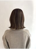黒髪/ハイライト/オリーブグレー/小顔/ココアベージュd6