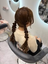 ヘア サロン クラン 東心斎橋店(hair salon clan)&nbsp;ツイン編みおろし