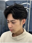 メンズカット/センターパート職人