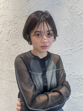 エクリ シセイドウ 麻布十番店(equri×SHISEIDO) 【麻布十番】大人の丸みショートスタイル
