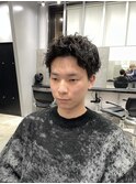 【梅田】大人スパイキーショートピンパーマ