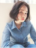 ざっくりかきあげるだけ＊簡単こなれ感ニュアンスボブ