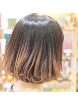 ナノハナ 鹿沼市で唯一本格ヘッドスパが出来る美容室ナノハナ　大人ボブ
