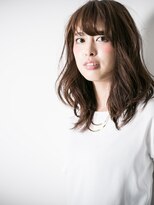 モッズヘア 上尾西口店(mod's hair) *mod's上尾*ダブルバング&無造作カールの小顔くびれセミディw