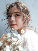 アイティー バイ アルバム 浦和店(IT by ALBUM)&nbsp;ポニーテールとふわふわな顔周り_グレーベージュ_58086